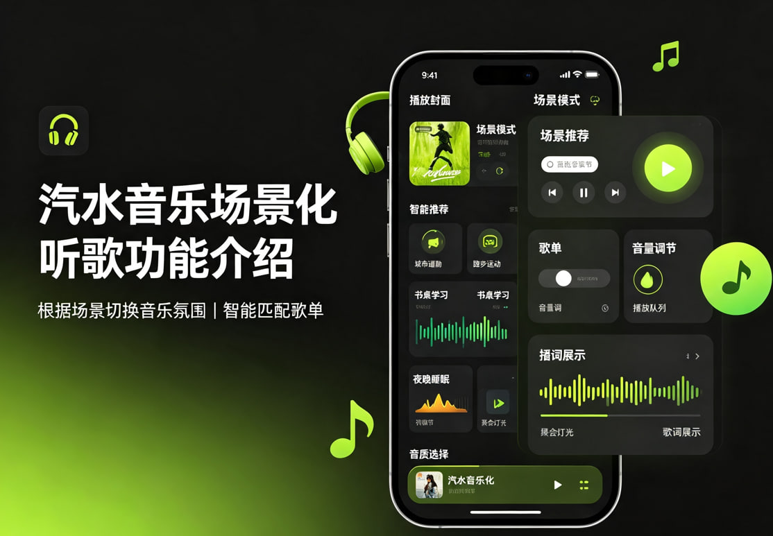 汽水音乐场景化听歌功能介绍