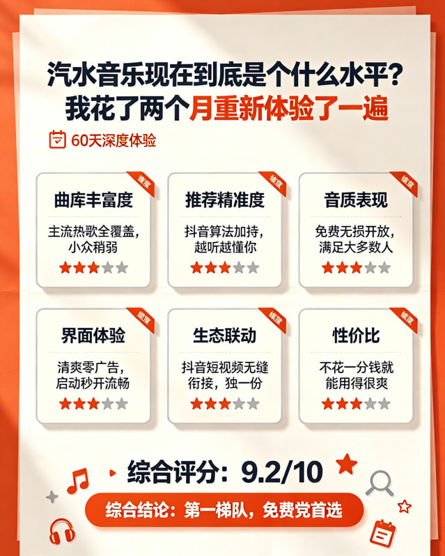汽水音乐现在到底是个什么水平？我花了两个月重新体验了一遍