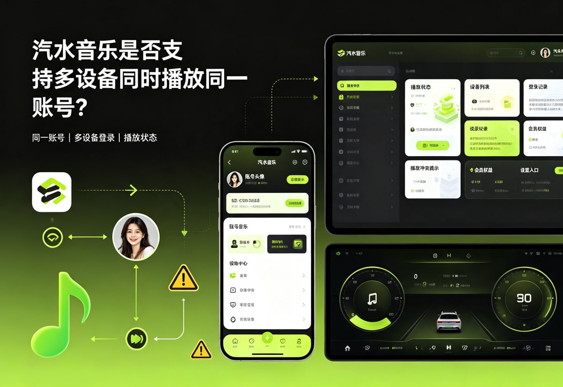 汽水音乐是否支持多设备同时播放同一账号？