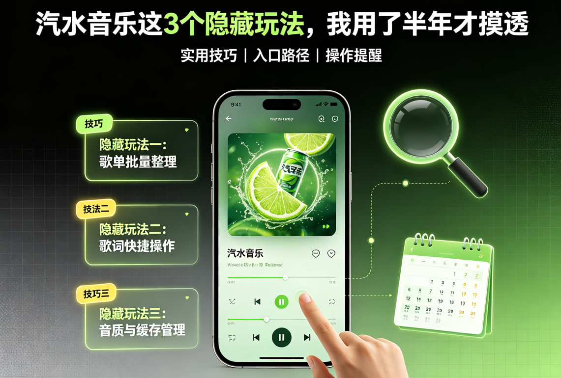 汽水音乐这3个隐藏玩法，我用了半年才摸透